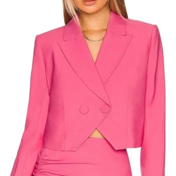 The Sei Jackets & Blazers - REVOLVE x The Sei Double Breasted Crop Blazer